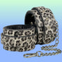Erox Fetish Love Game Leather Hand Cuffs Deri Kelepçe-Leopar