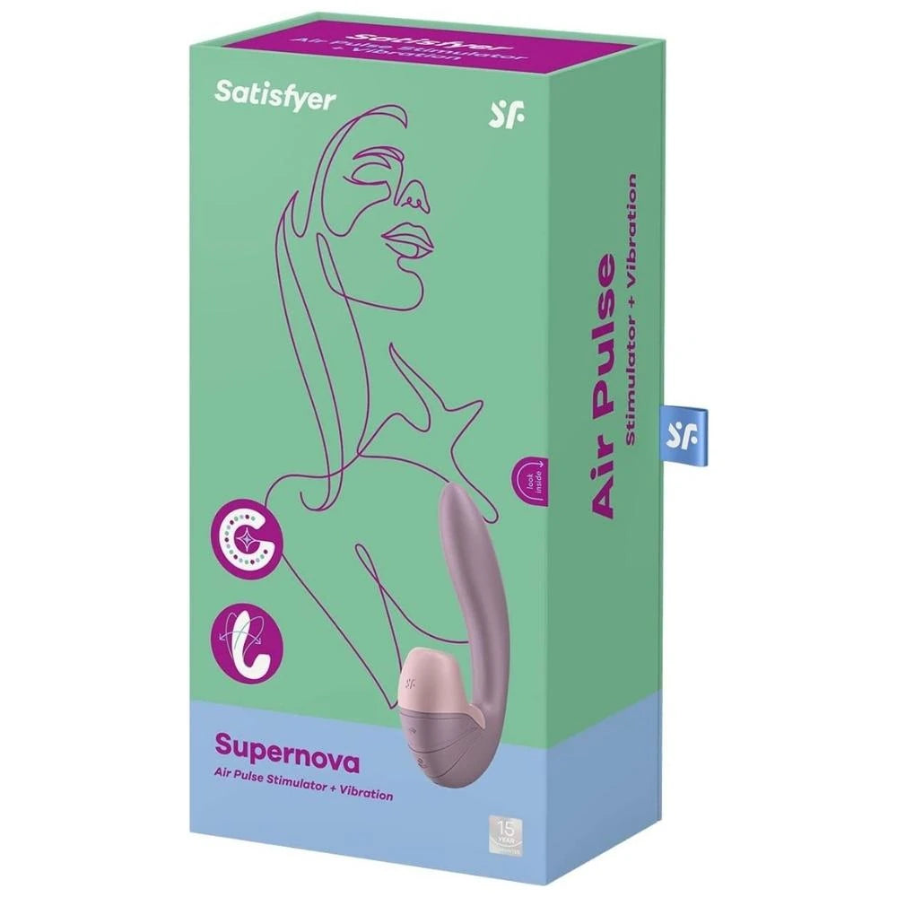 Satisfyer Supernova Insertable Double Emiş Güçlü Vibratör-Rose