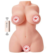 Shequ Hermosa Emişli ve Titreşimli Yarım Vücut Masturbator SQ-MAS20026