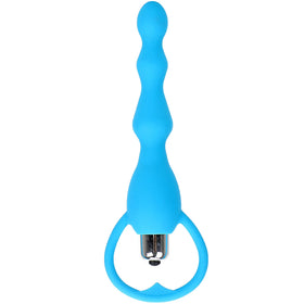 Erox Anal Fantasy Boğumlu Titreşimli Anal Vibratör-Blue