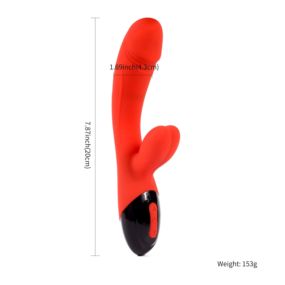 Shequ Huan Rui 10 Hız Flexible G-Noktası Rabbit Vibratör