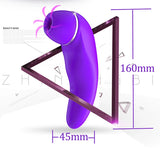 Oral Sex Series Womanizer Purple Emiş Güçlü Çift Taraflı Vibratör