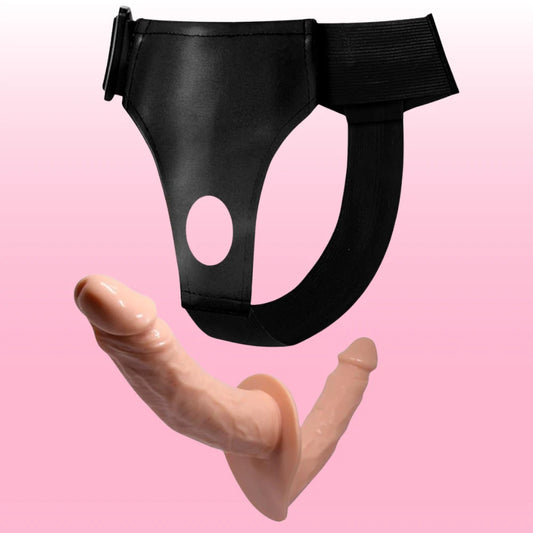 Erox Dildo Series Strap-On Bi Seksüel Çift Taraflı Dildo