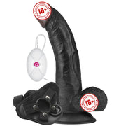 Lovetoy Vibrating Easy Strapon 21.5 Cm Belden Bağlamalı Titreşimli Penis