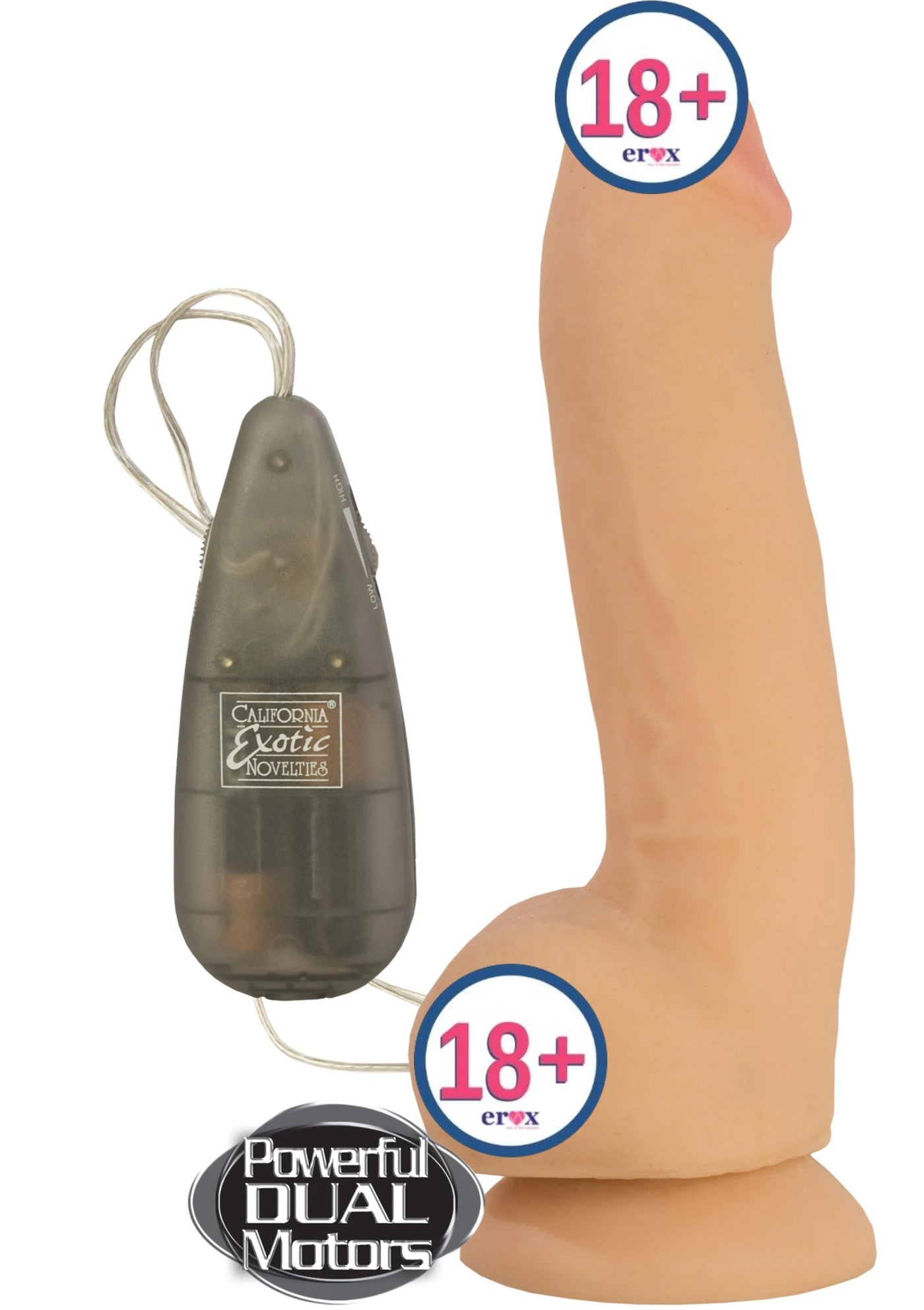 Calexotics Max Vibrating 20 cm Realistik Penis Made İn USA