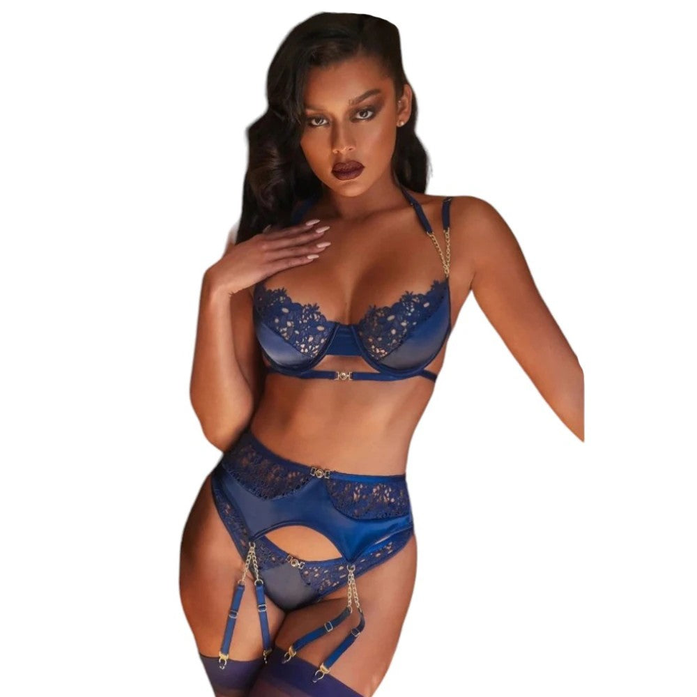 Erox Fantasy New Dreams Jartiyerli Sütyen Külot Takımı