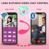 Erox Push Wearable Vibe Telefon Kontrollü Giyilebilir Vibratör-Pink