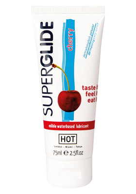 Hot Superglide Lube 75 Ml Kiraz Aromalı Oral Seks Jeli