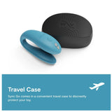 We-Vibe Sync Go App-Controlled Couple Vibrator - Aqua