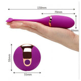 Erox Private Mini Massager Vibe Giyilebilir Uzaktan Kumandalı Mini Vibratör-Purple