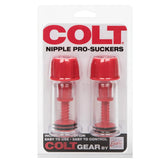 Calexotics Colt Nipple Pro-Suckers Göğüs Ucu Vakumu-Kırmızı