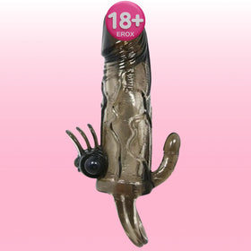 Baile Brave Man Penis Sleeve Klitoral ve Anal Uyarıcılı Titreşimli Penis Kılıfı