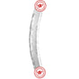 Lovetoy Flawless Clear Dildo 30 cm Çift Taraflı Realistik Penis LV310018