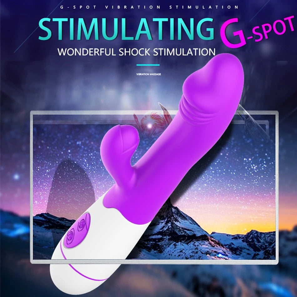 Erox Mix Vibe 30 Mod Titreşimli Rabbit Vibratör-Purple