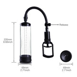 Erox World Men's Pump Tetik Mekanizmalı Penis Pompası