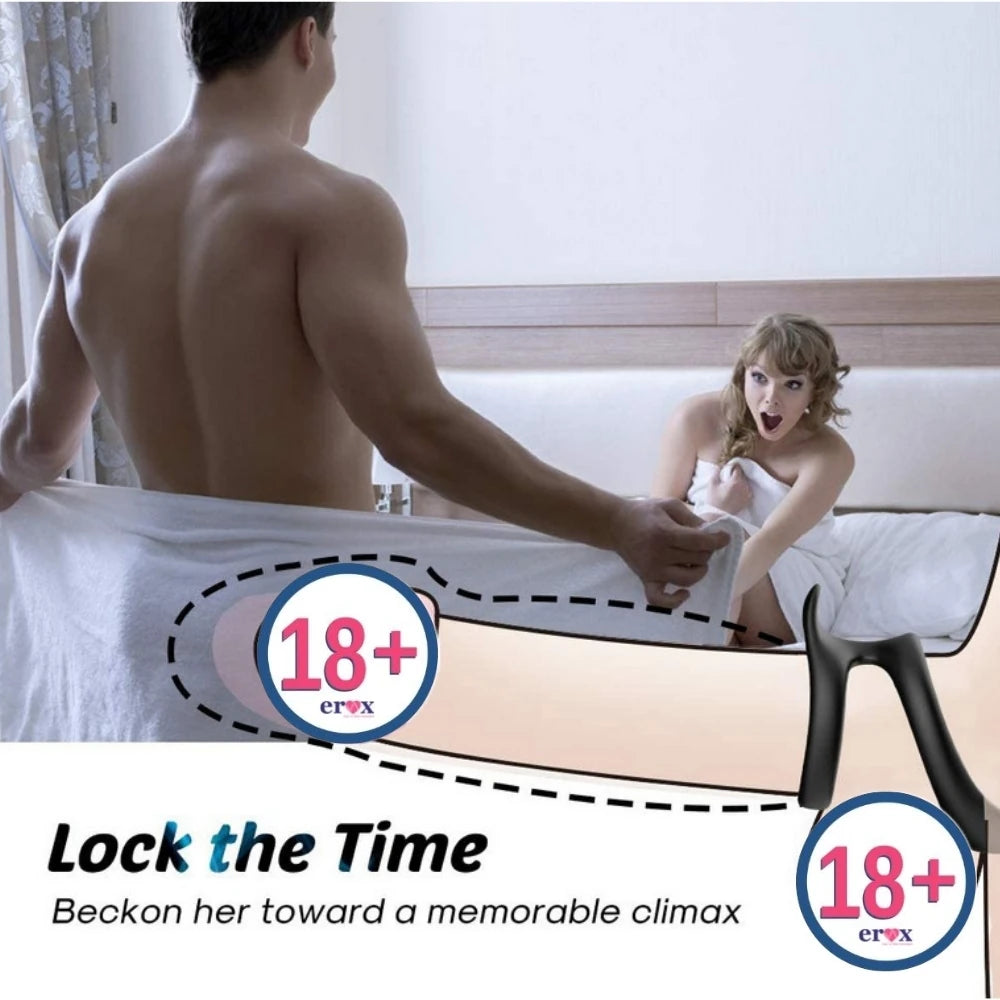 Erox Tail Perine Testis Destekli Esnek Penis Halkası