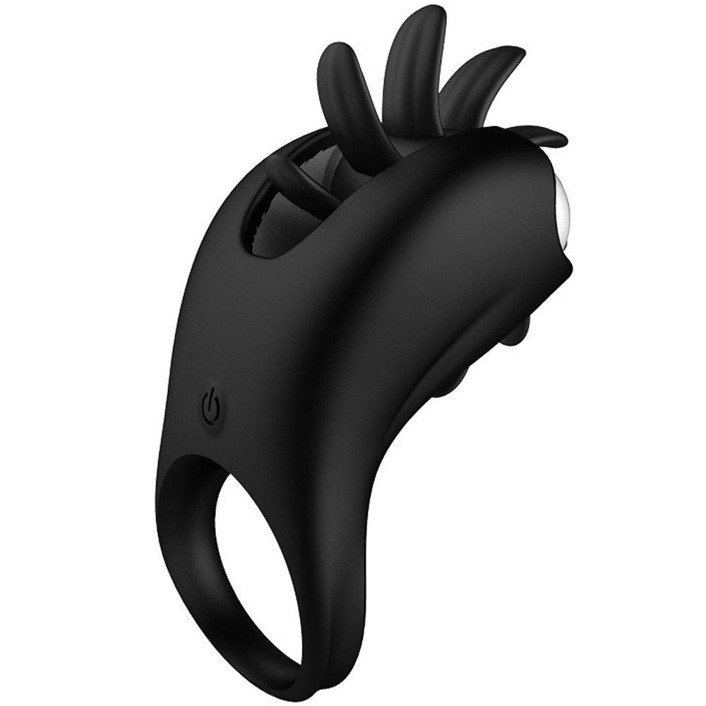 Erox Clitoral Stimulating Şarjlı Penis Halkası? Siyah