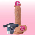 Shequ Dildo Series Hans 21 Cm Belden Bağlamalı Realistik Penis