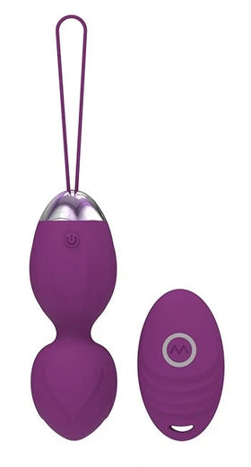 Erox Exuis Balls Uzaktan Kumanda Kegel Egzersiz Vibratörü Mor