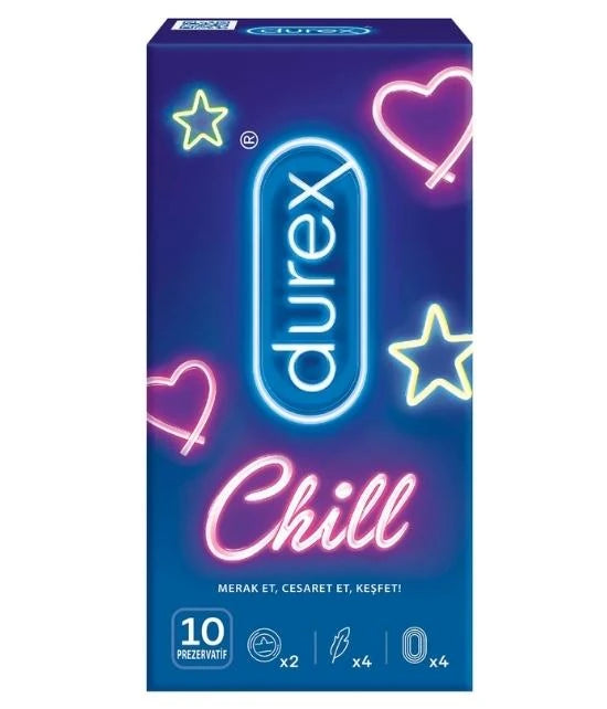 Durex Chill 10'lu Prezervatif Kondom
