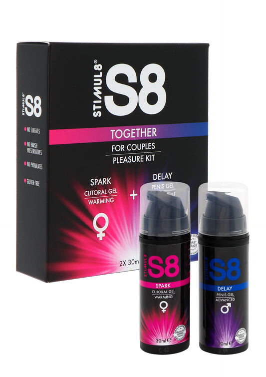 S8 Together Kit Delay jel ve Klitoral Jel 2 li Paket