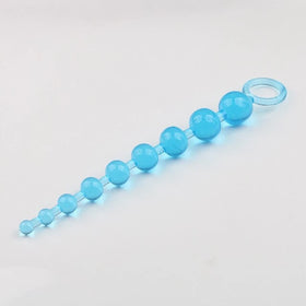 The Anal Fantasy These Perfect Yumuşak Silikon Alıştırıcı Anal Boncuk-Blue