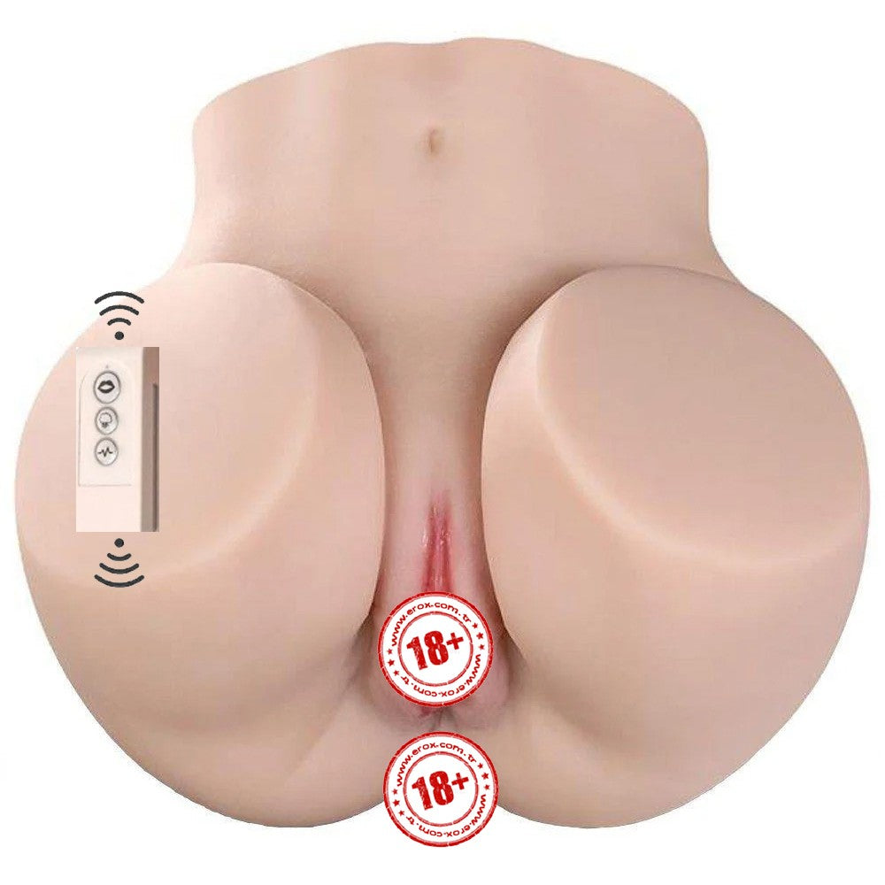 Shequ Mignon Emişli ve Titreşimli Realistik Kalça Masturbator SQ-MAS50090