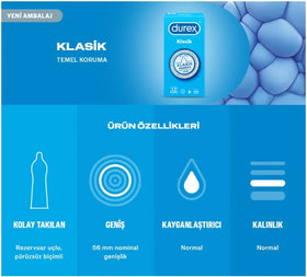 Durex Klasik 20'li Prezervatif