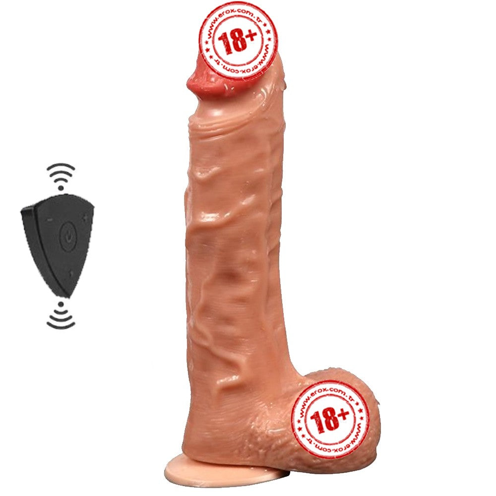 Shequ Bronte Rotating Dildo 20.5 Cm Dönebilen Realistik Penis