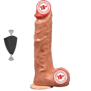 Shequ Bronte Rotating Dildo 20.5 Cm Dönebilen Realistik Penis