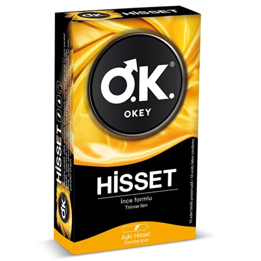 Okey Hisset 10'lu Prezervatif Kondom
