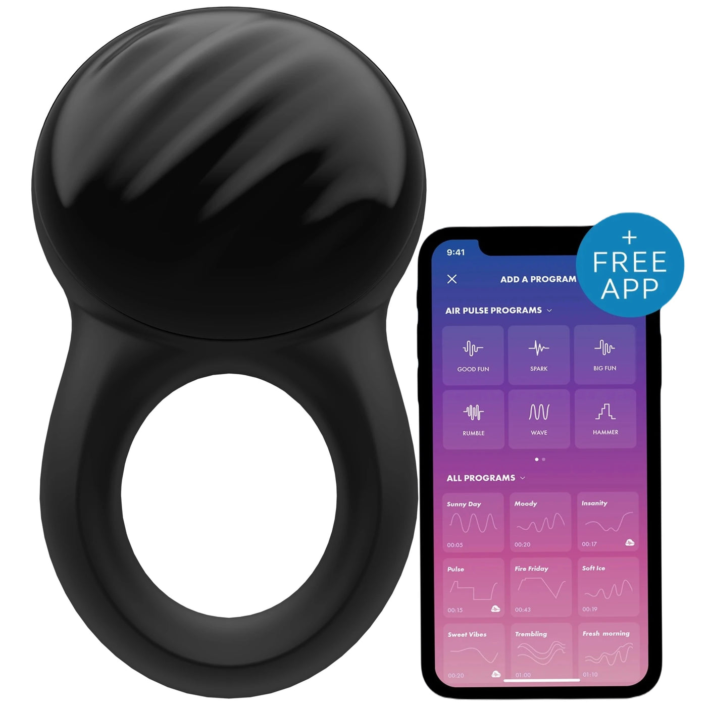 Satisfyer Signet Ring Telefon Kontrollü Penis Halkası