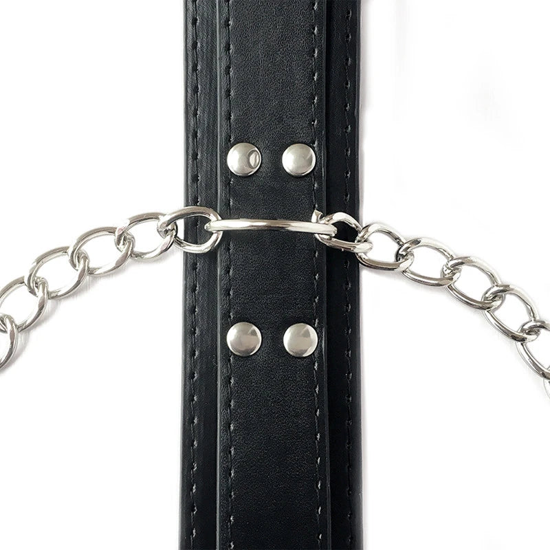Erox Fetish Fantasy Series Collar With Nipple Clamps Zincirli Göğüs Klipsi