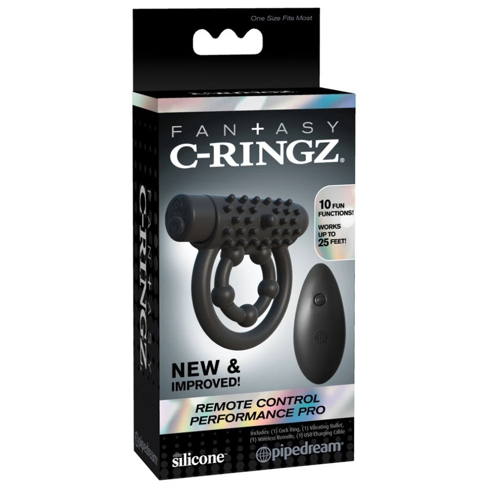 Pipedream Fantasy C-Ringz Remote Control Performance Pro Penis Halkası