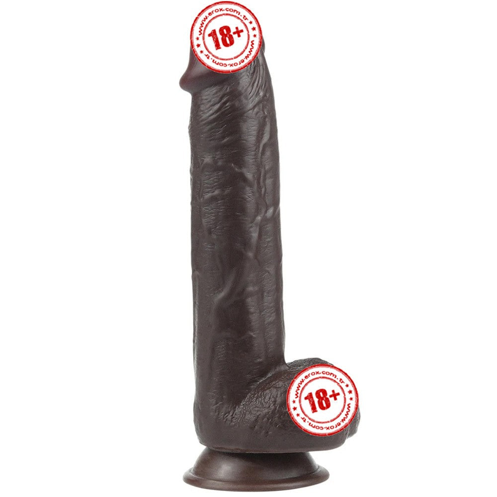 Lovetoy Sliding Skin Dildo Hareketli Deri Özellikli 23.5 Realistik Zenci Penis
