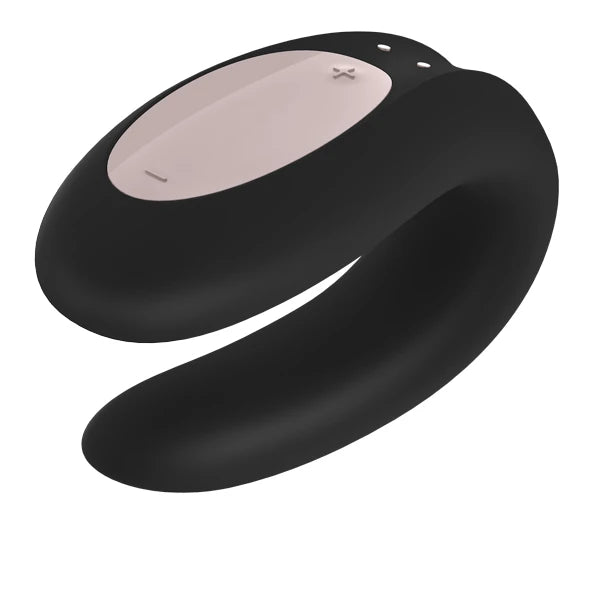 Satisfyer Double Joy Telefon Uyumlu Çiftler İçin Vibratör-Black
