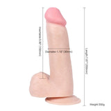 Dildo Series Pürüzsüz ve Damarsız Realistik Penis 20 cm