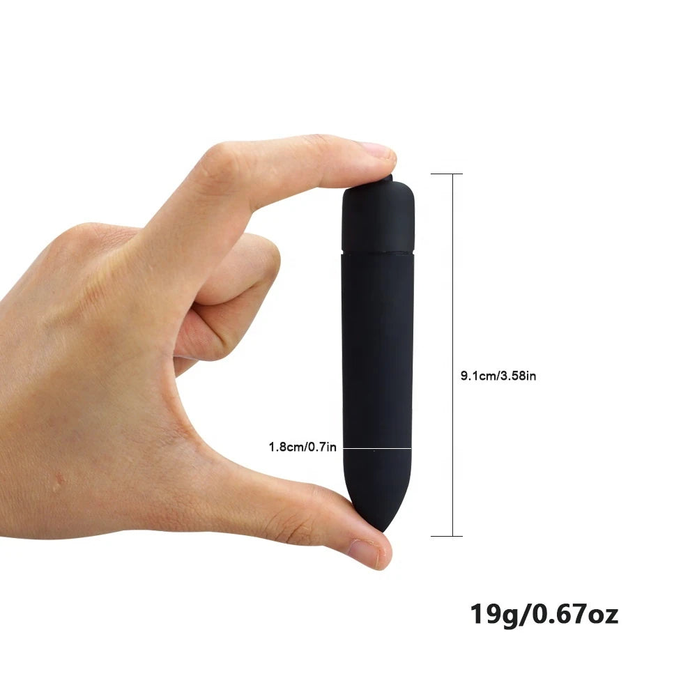 Erox Kirus Bullet Vibes Kurşun Mini Vibratör-Black