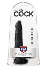 Pipedream King Cock With Balls Zenci Realistik Dildo 15.2 cm