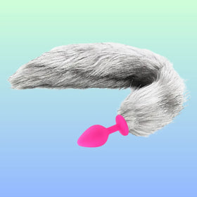 Erox The Anal Fantasy Tail Pembe Silikon Tilki Kuyruklu Anal Plug