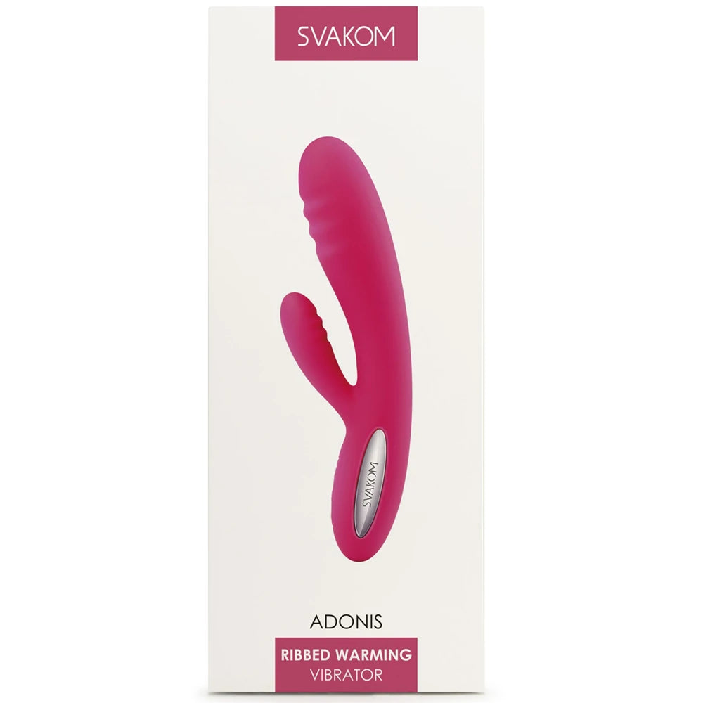 Svakom Adonis Çift Motorlu G Spot Isıtmalı Vibratör