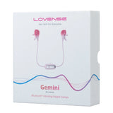 Lovense Gemini Telefon Kontrollü Titreşimli Göğüs Ucu Vibratör
