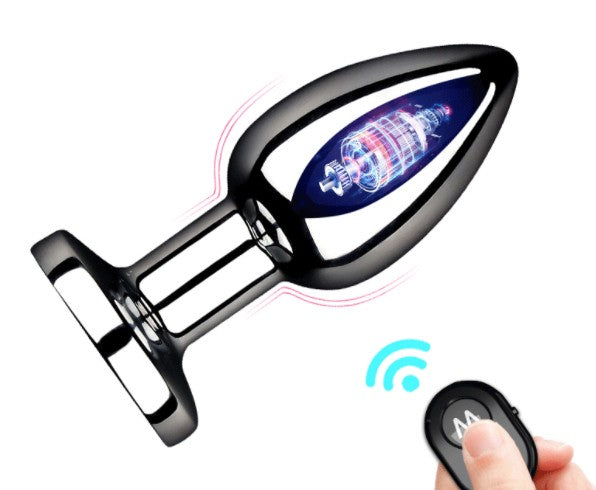 Erox Uzaktan Kumandalı Titreşimli Medium Metal Anal Plug