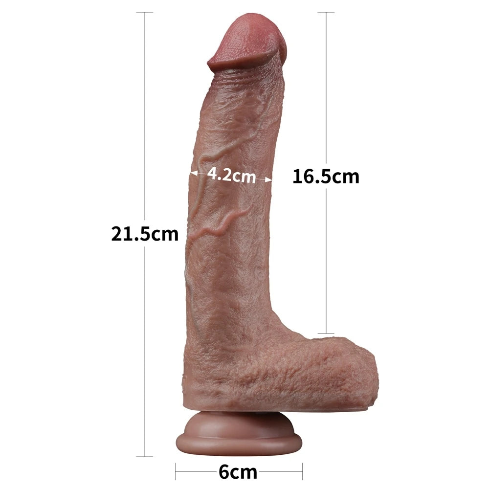 Lovetoy Dual Layered Nature Cock 21.5 Cm Realistik Penis LV411044