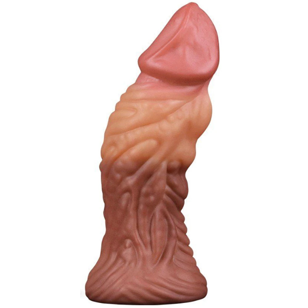 Lovetoy Dual Layered Platinum Silicone 18 Cm Monster Realistik Dildo