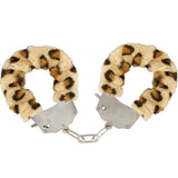 Erox Fetish Fantasy Series Metalic Hand Cuffs Peluşlu Metal Kelepçe-Leopar