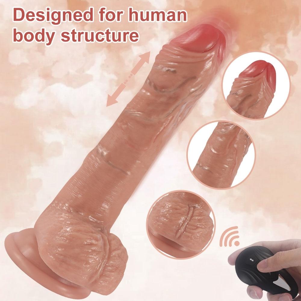 Shequ Marshall 20.5 Cm İleri Geri Hareketli Realistik Penis