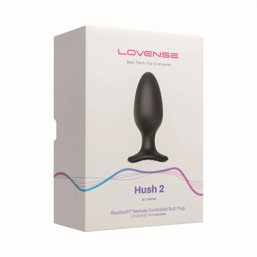 Lovense Hush 2 Butt Plug M 45 mm Telefon Kontrollü Anal Vibratör