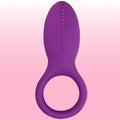 Erox The Cock Ring Nuo Dual Klitoral Titreşimli Penis Halkası - Purple