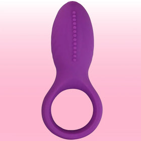 Erox The Cock Ring Nuo Dual Klitoral Titreşimli Penis Halkası - Purple
